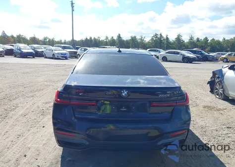 2022 BMW 750 I xDrive z USA, uszkodzony, nr VIN WBA7U2C00NCG91224